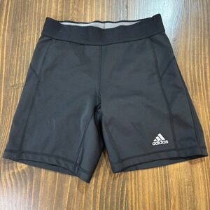 ADIDAS Techfit Mens Small Compression Shorts Climalite Medium Support Black S
